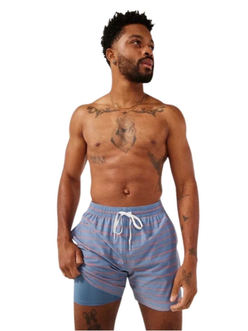 Chubbies | The Tributes Swim Trunks | Dusty Blue | Size Medium